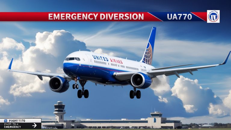 United Airlines Flight UA770 Emergency Diversion Status